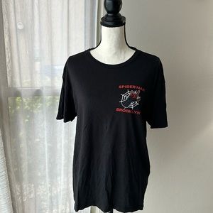 Box Lunch Marvel Spider-Man Miles Morales Graphic T in Black size unisex M